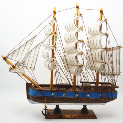 手工木質工藝品帆船模型(29X6X29.5CM)