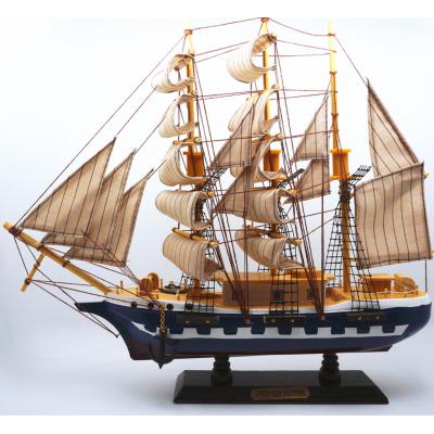 地中海風格帆船模型(43X9X...